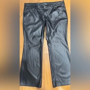Target Wild Fable Faux Leather Pants – Black Plus Size 16🖤👑